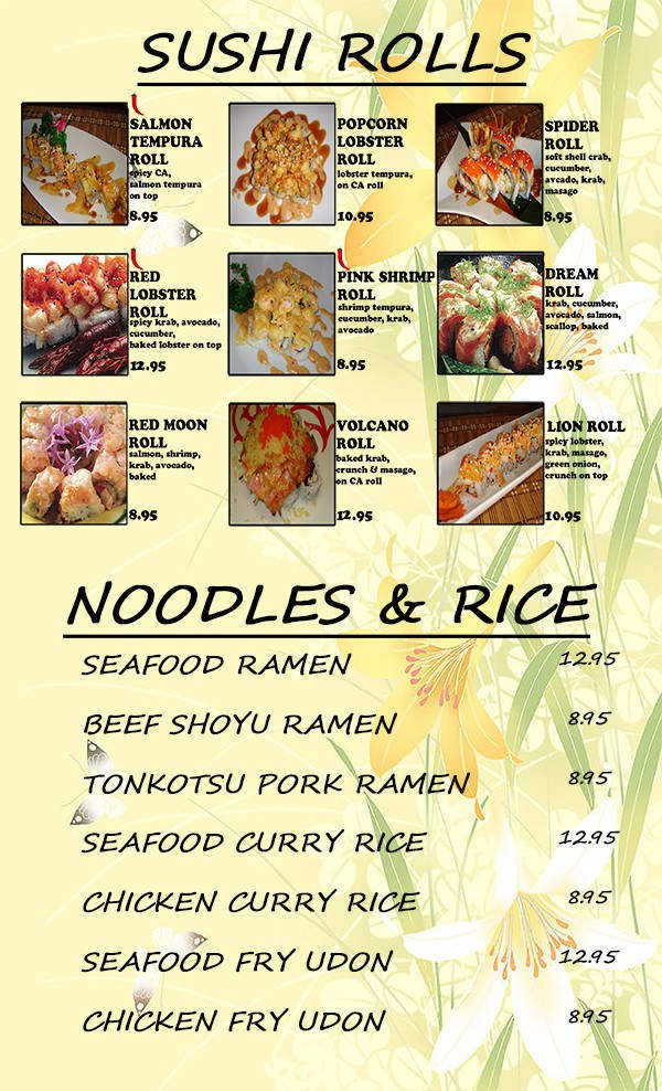 Menu page 5