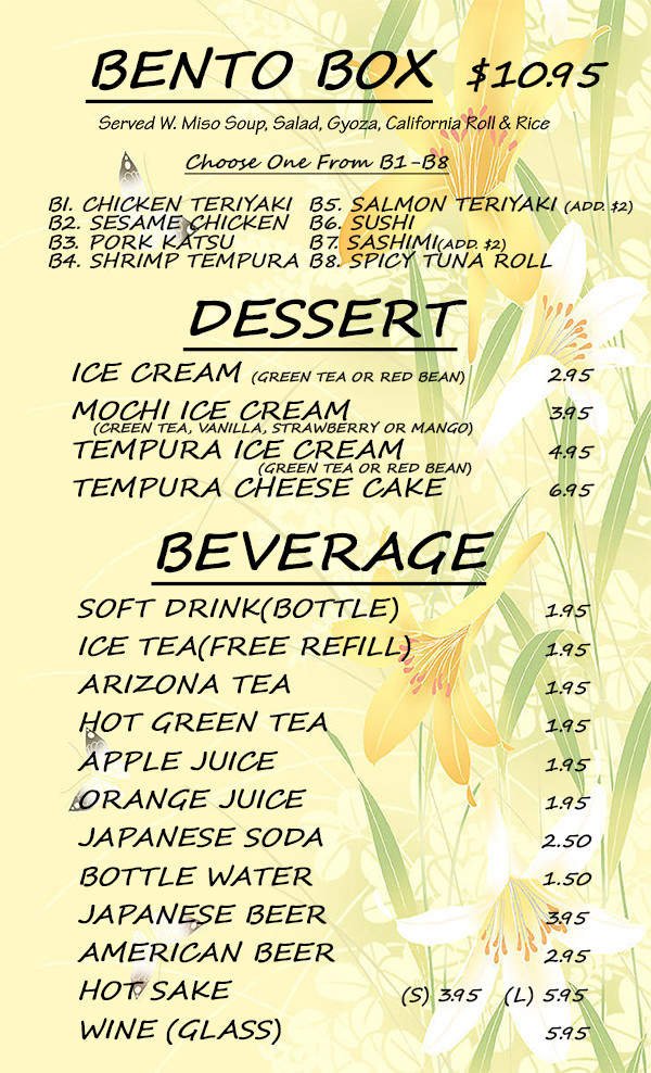 Menu page 6