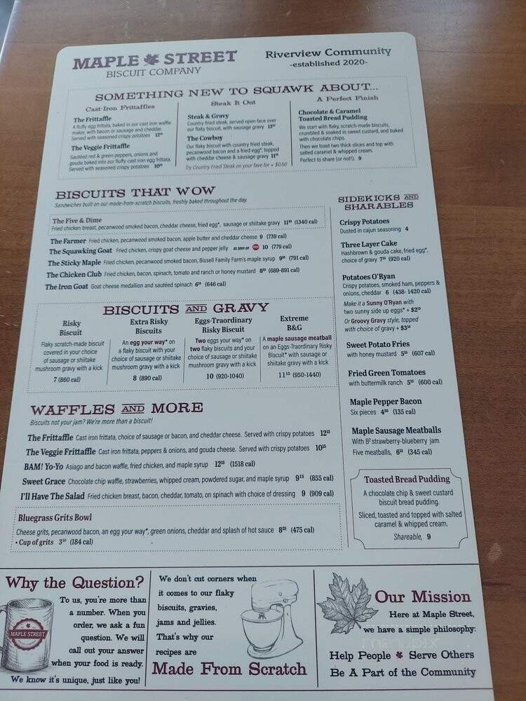 Menu page 2