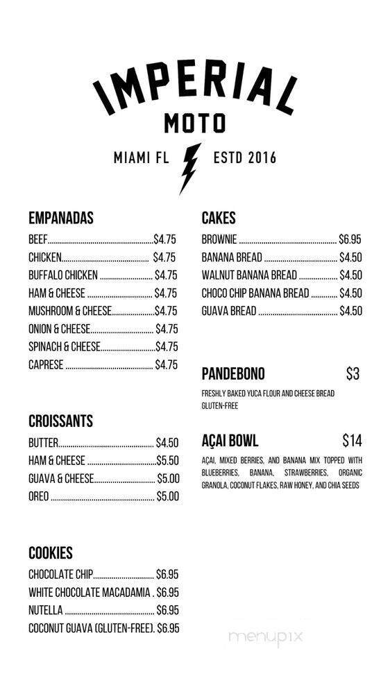 Menu page 2