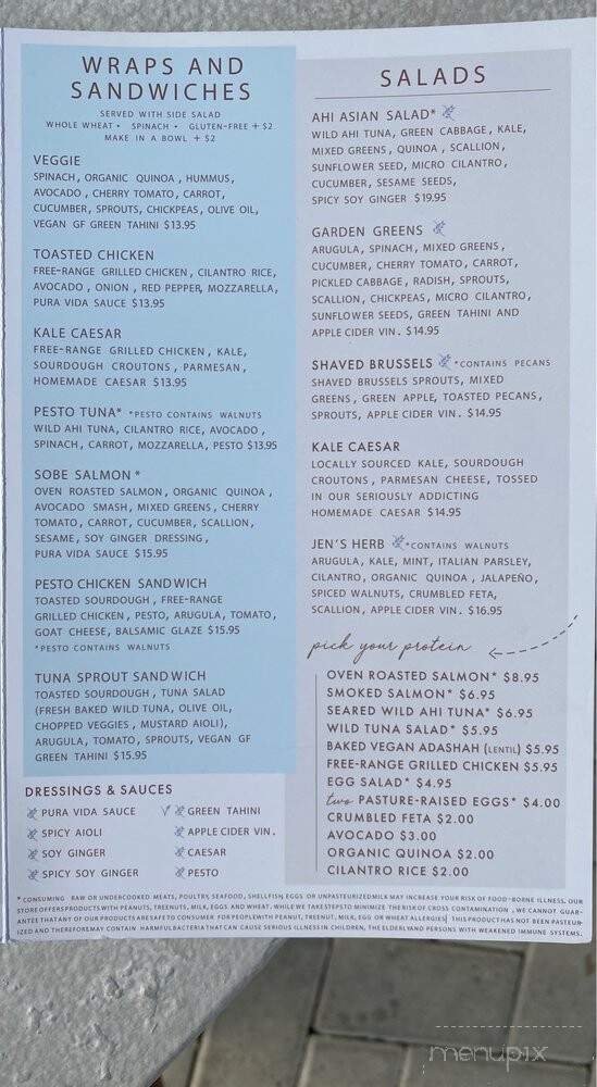 Menu page 2