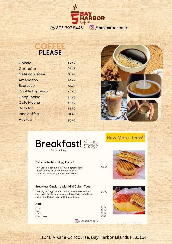 Menu page 1
