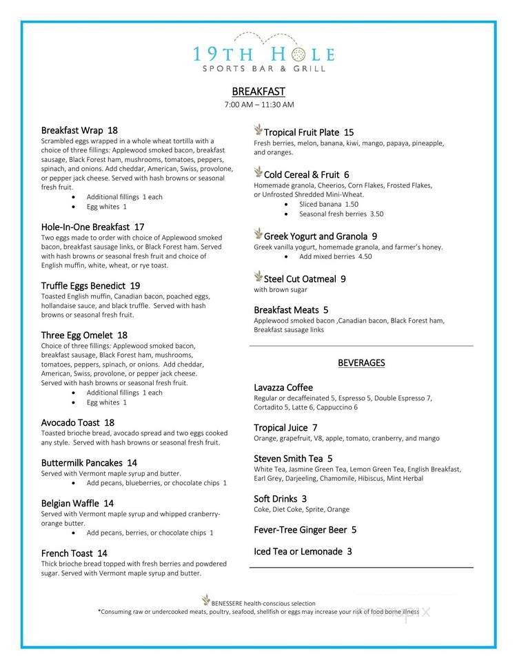 Menu page 1