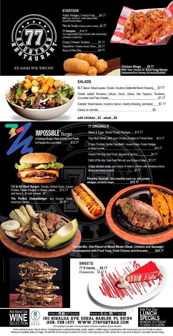 Menu page 2