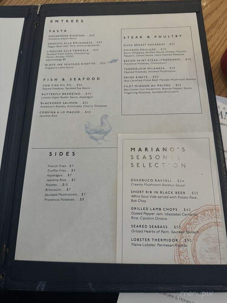 Menu page 2