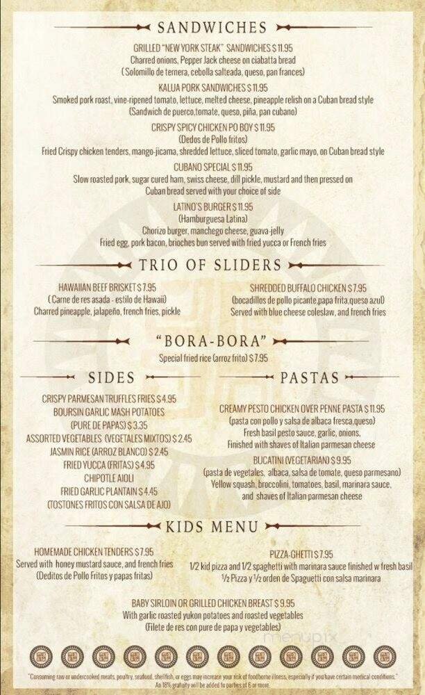 Menu page 6