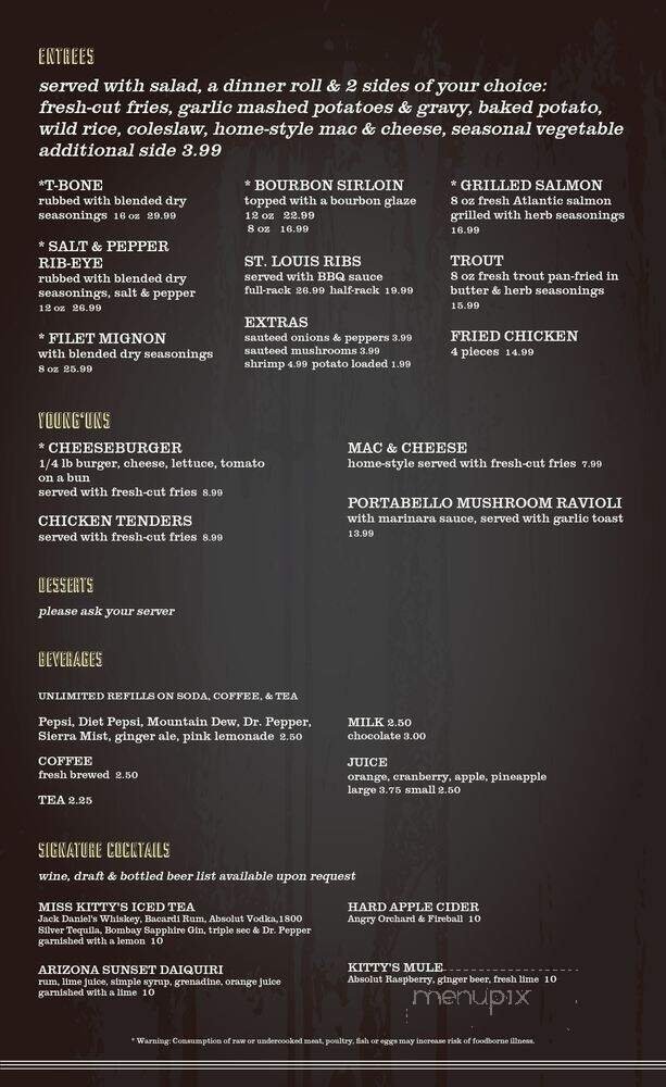 Menu page 1