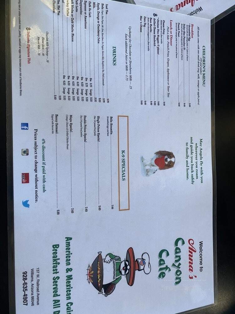 Menu page 2