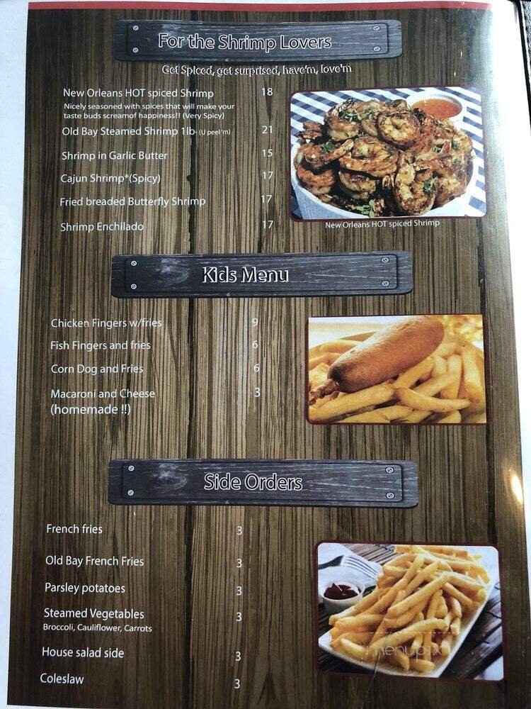 Menu page 1