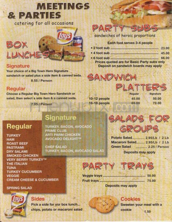Menu page 5