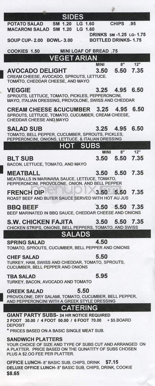 Menu page 7