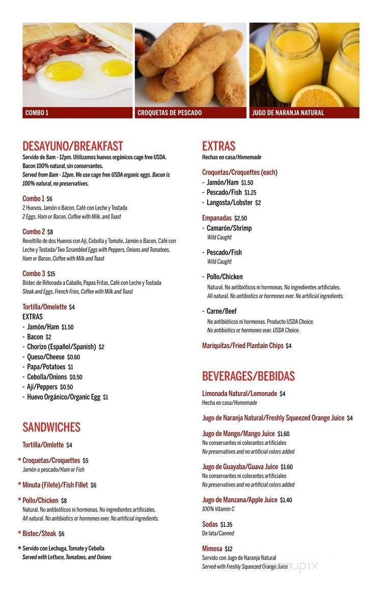 Menu page 2