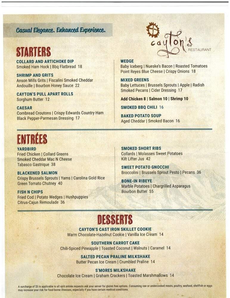 Menu page 4