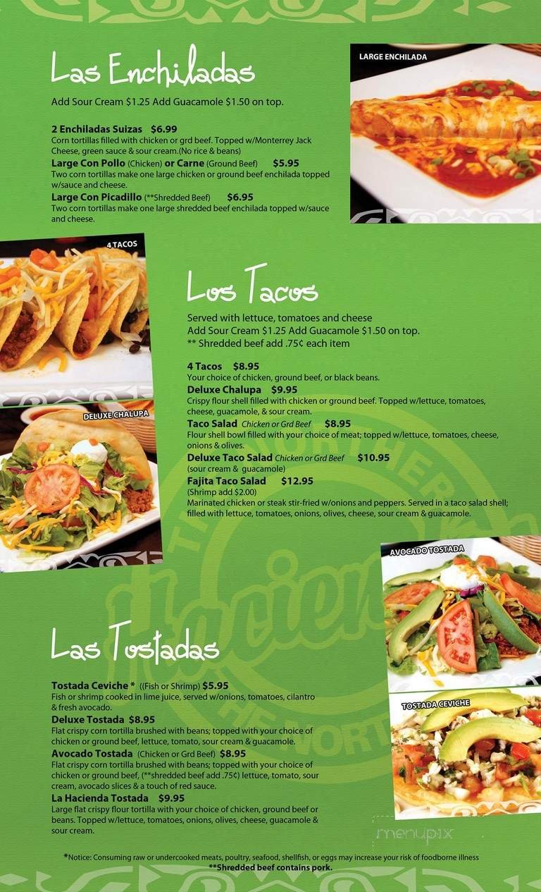 Menu page 6