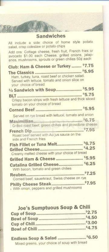 Menu page 5