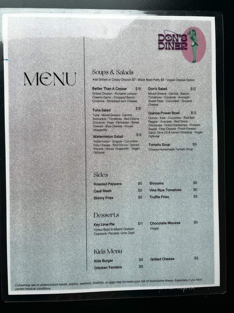 Menu page 2