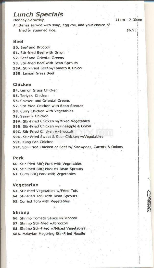 Menu page 6