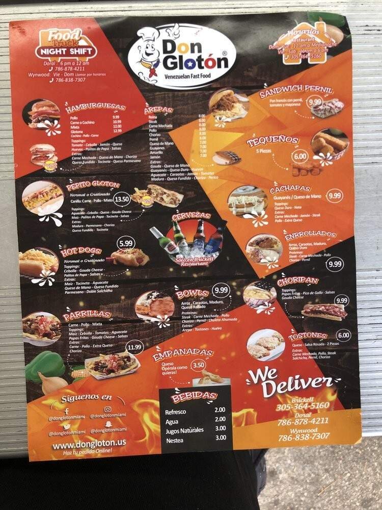 Menu page 1