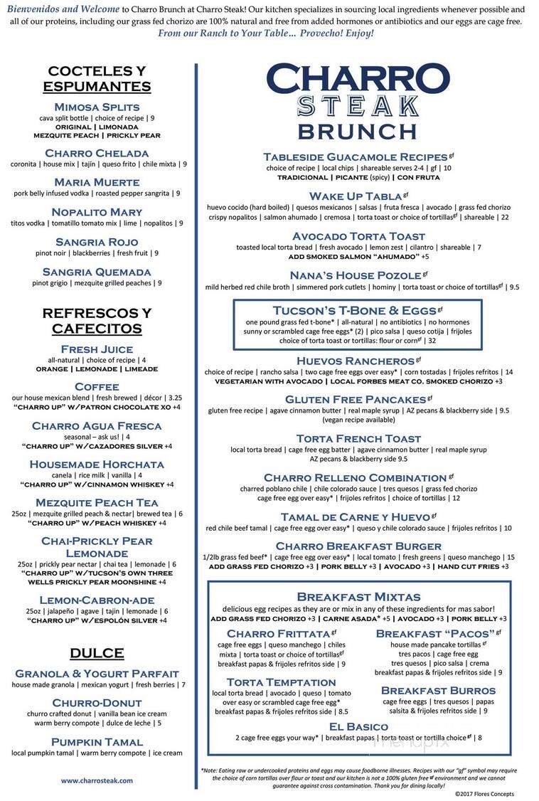 Menu page 1