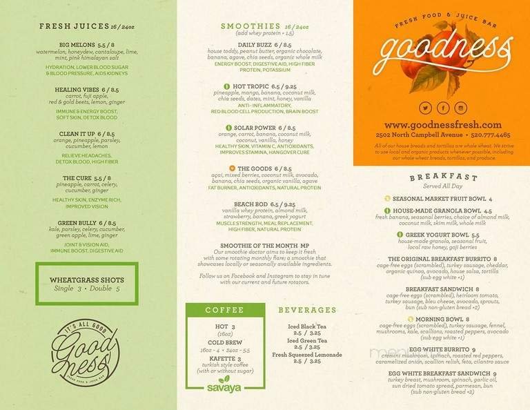 Menu page 2
