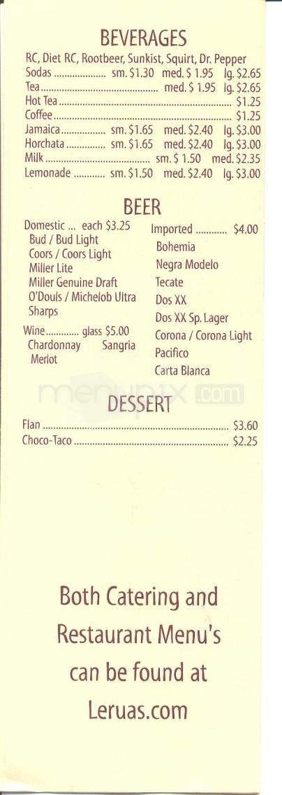 Menu page 5