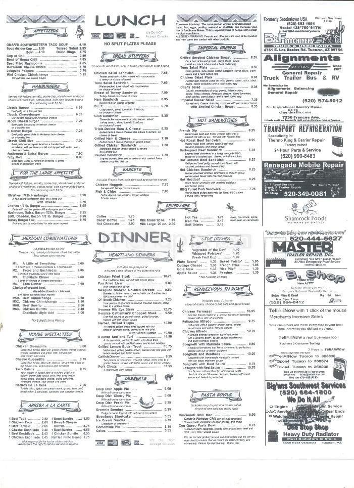 Menu page 3