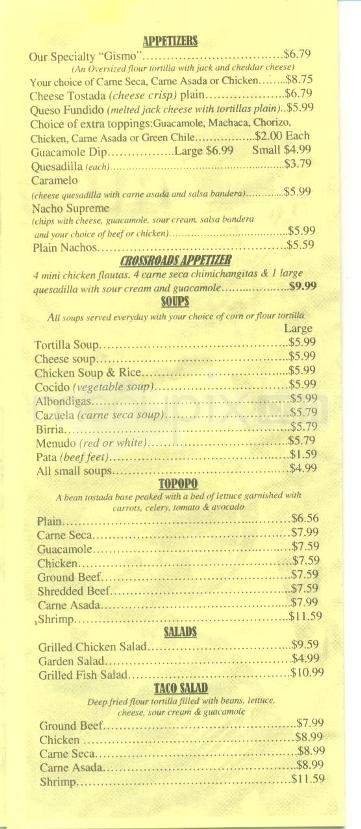 Menu page 2