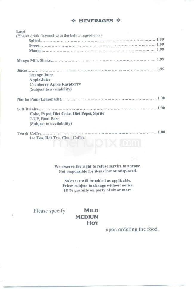 Menu page 4