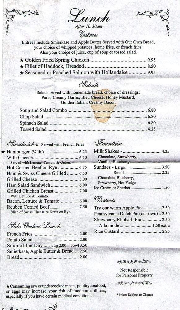 Menu page 5
