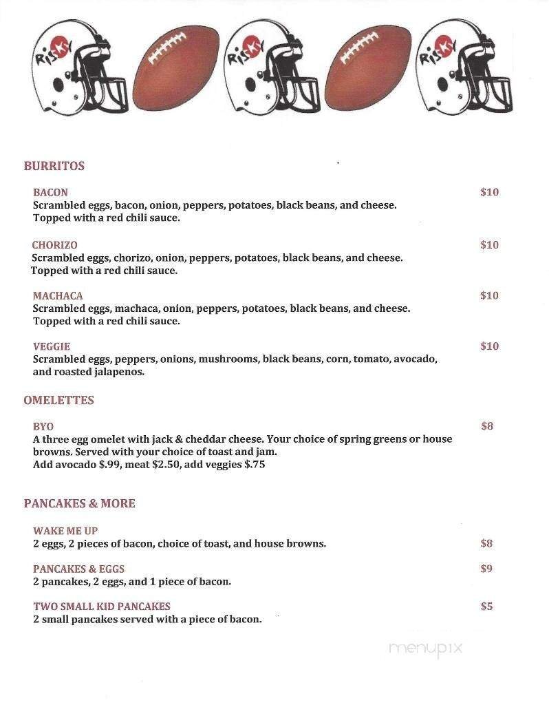 Menu page 2