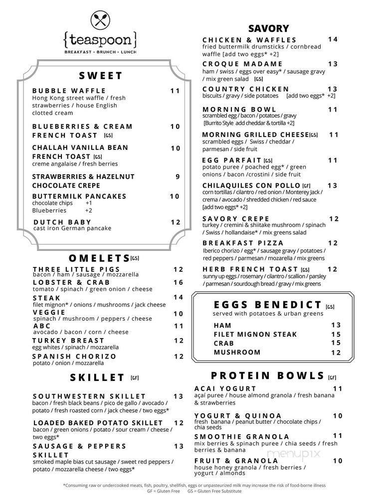 Menu page 1