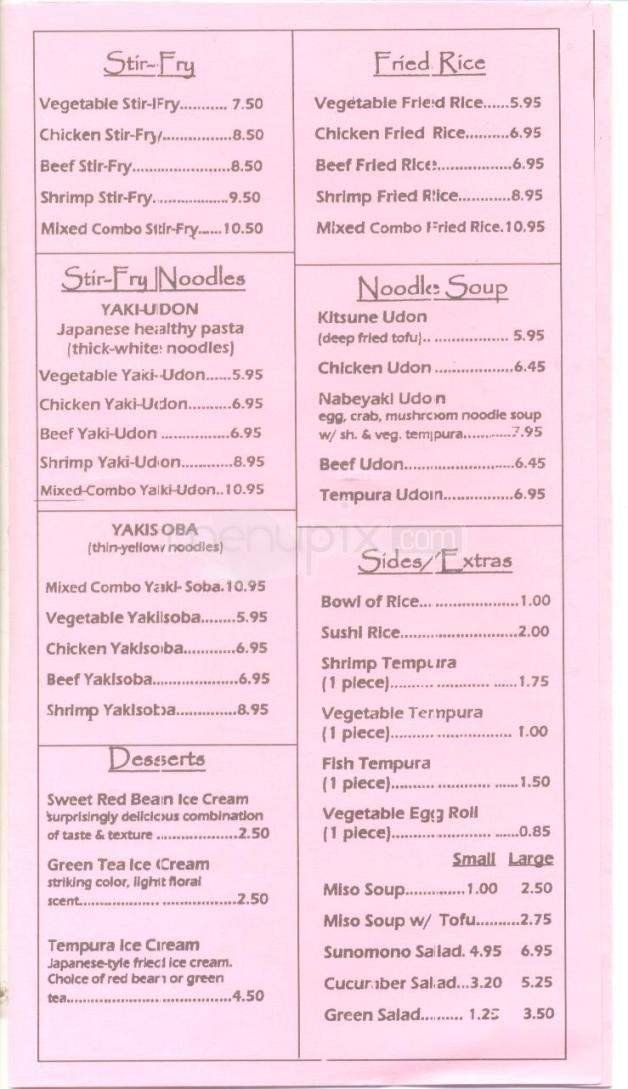 Menu page 4
