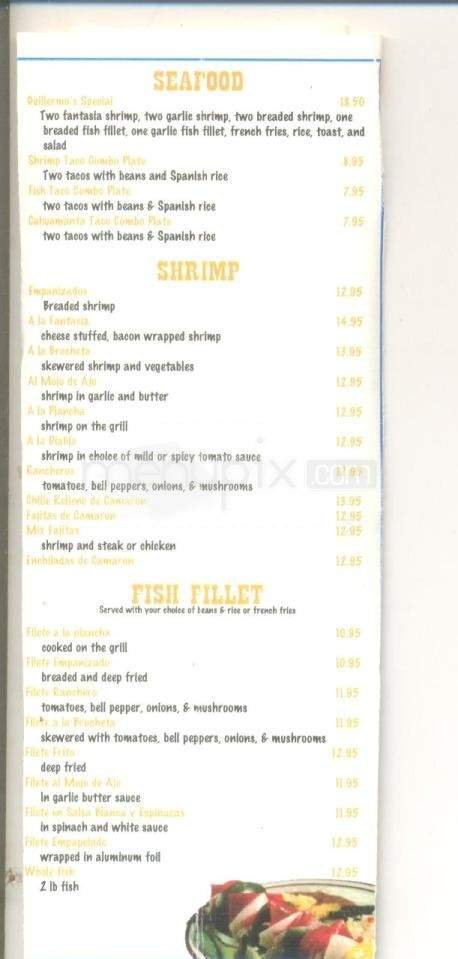 Menu page 3