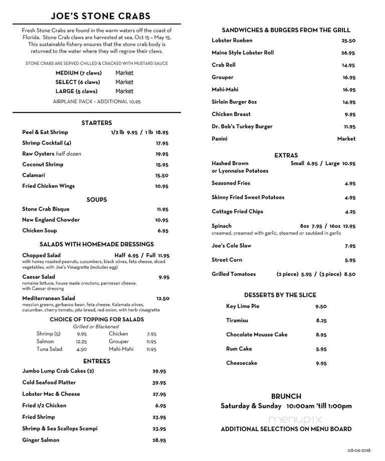Menu page 1