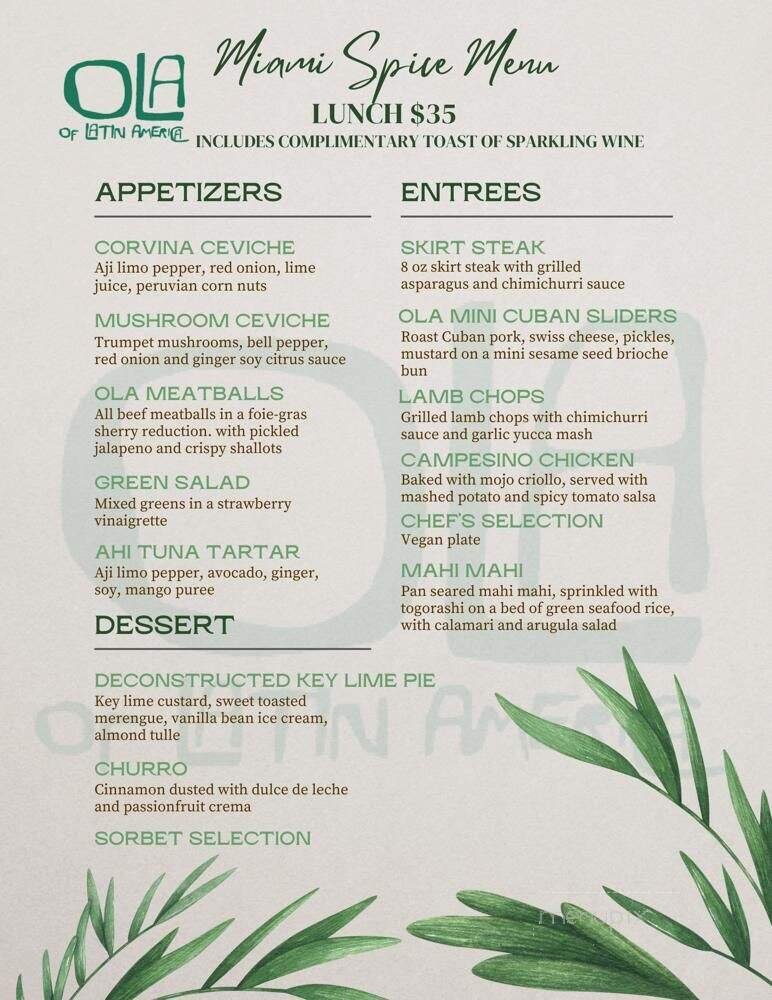 Menu page 2
