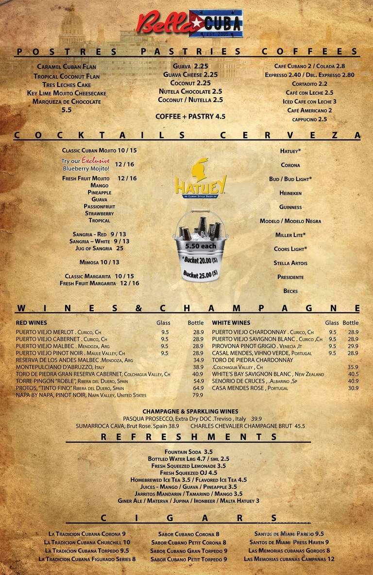 Menu page 2