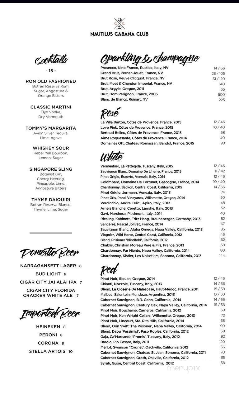 Menu page 2