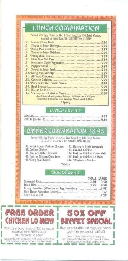 Menu page 6