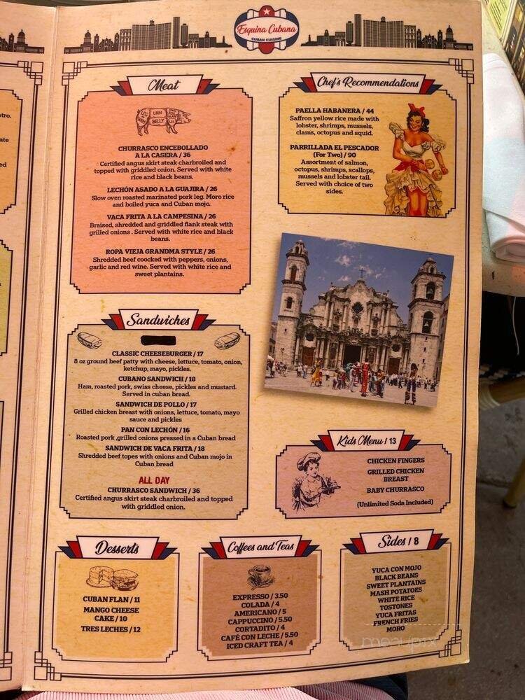 Menu page 1