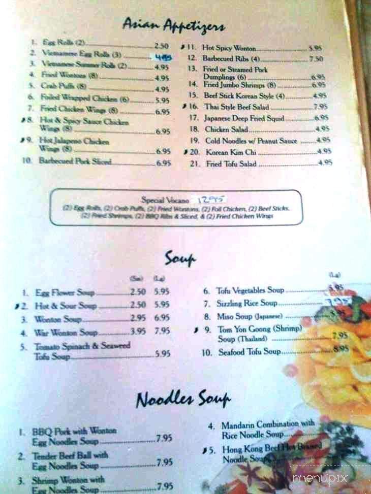 Menu page 3