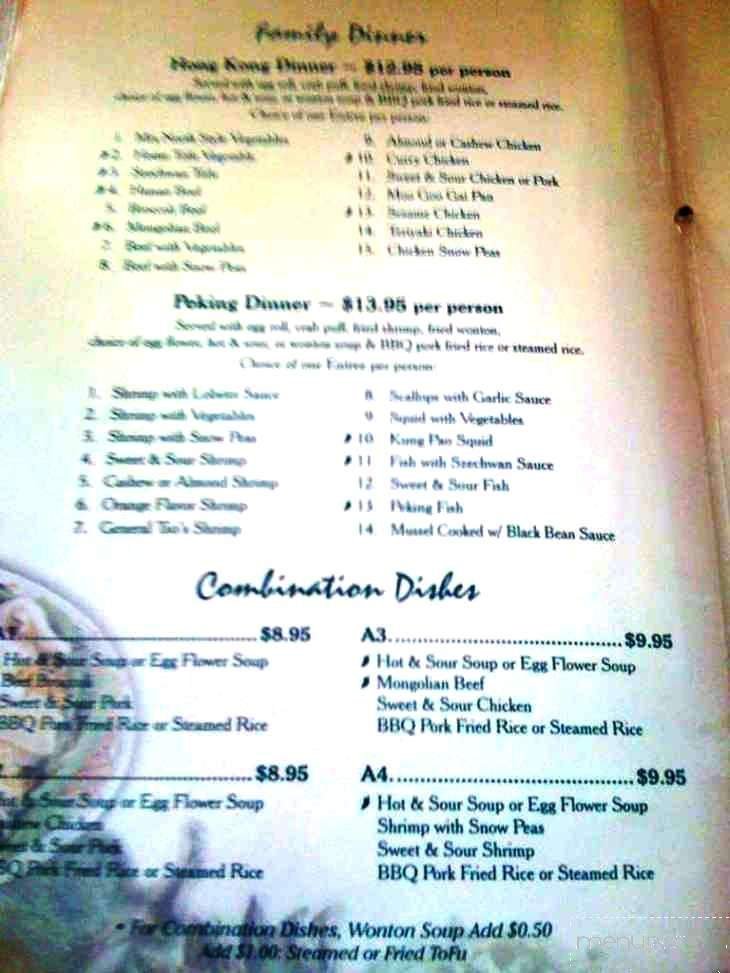 Menu page 8