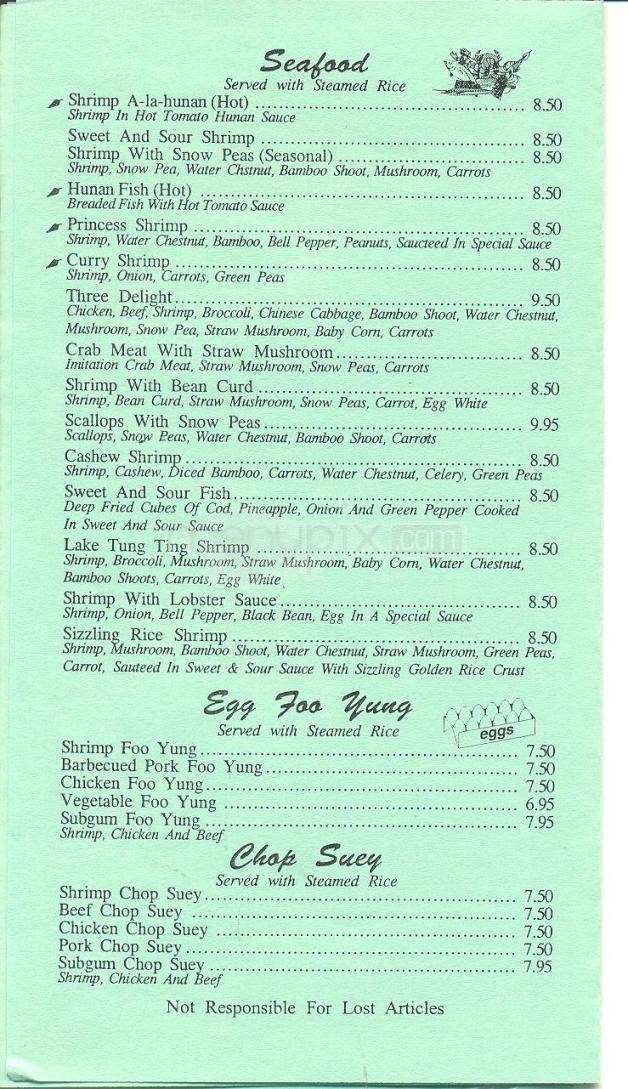 Menu page 5