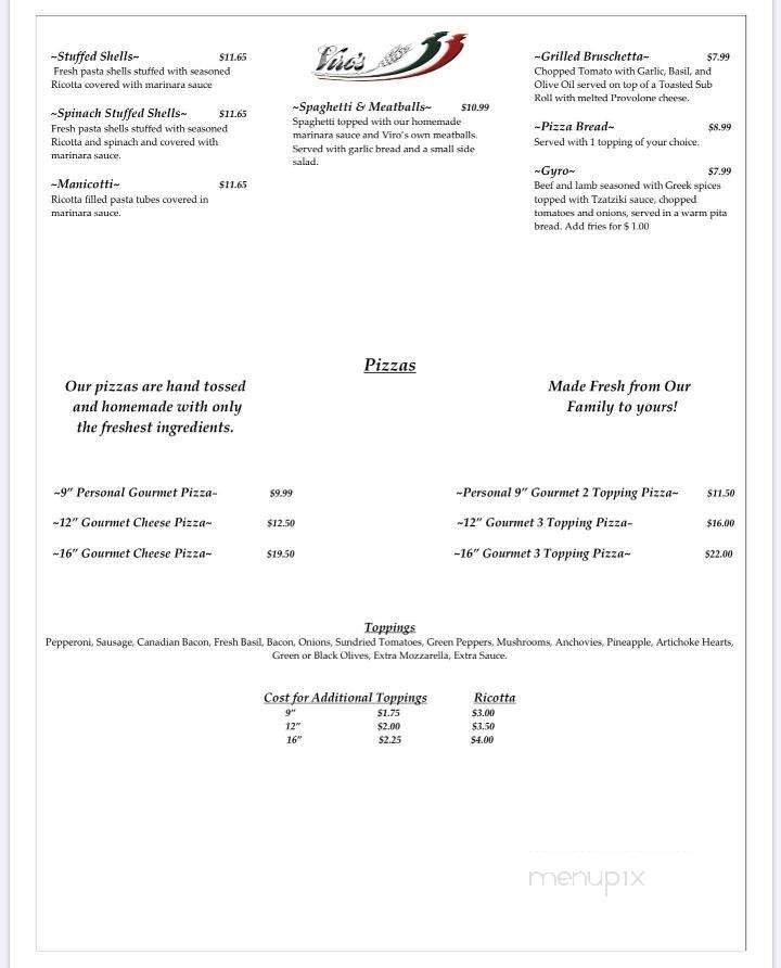 Menu page 3