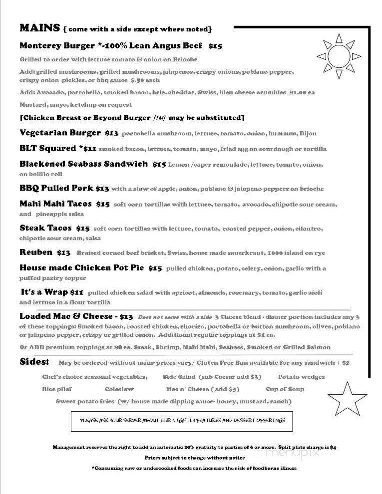 Menu page 2