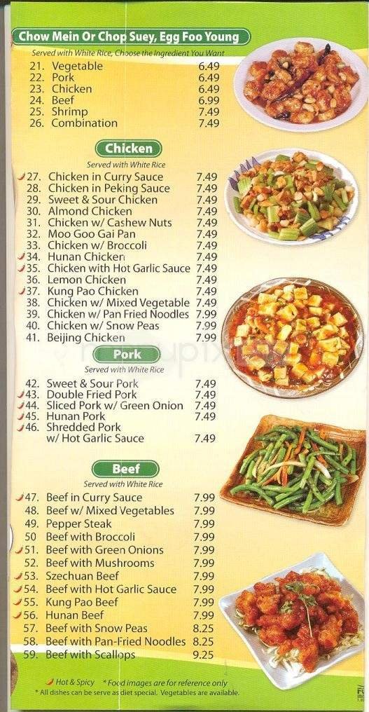 Menu page 3