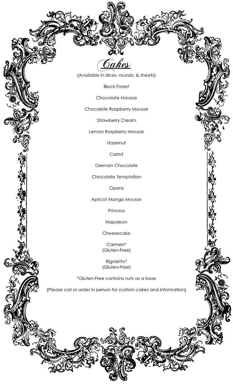 Menu page 2