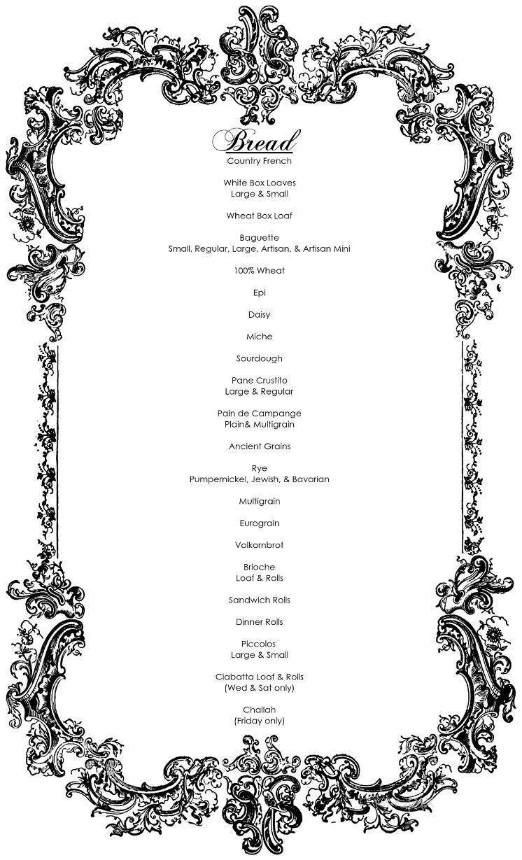 Menu page 3