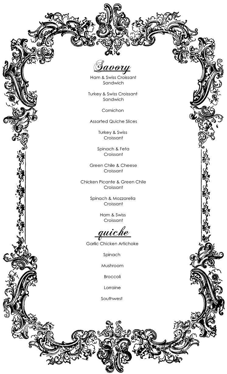 Menu page 6