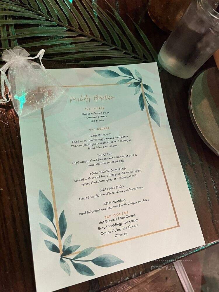 Menu page 1