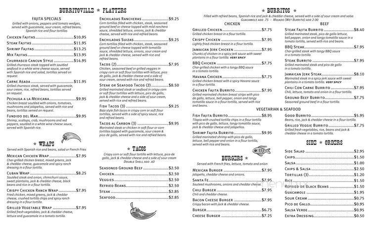 Menu page 2